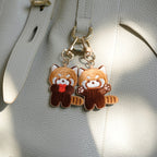 Adorable Double-Sided Embroidered Red Panda Charms - CheerCove