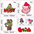 Jumbo Grinchmas Patches (Iron-On)