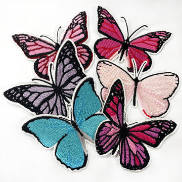Colorful Butterfly Patches (Iron-On) - CheerCove