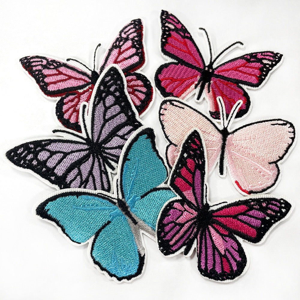 Colorful Butterfly Patches (Iron-On) - CheerCove
