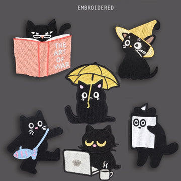 Student Days Cat Patches(Stick-On) - CheerCove