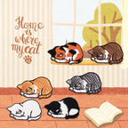 Napping Kitty Patches (Iron-On)