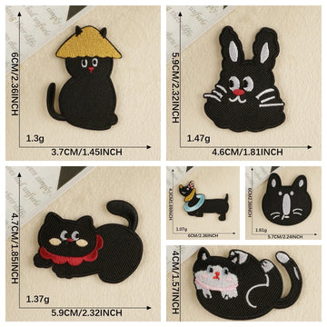 Funny Pet Embroidered Patches ② - Multiple Designs Available - CheerCove