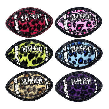 Holographic Leopard Rugby Patches (Iron-On) - CheerCove