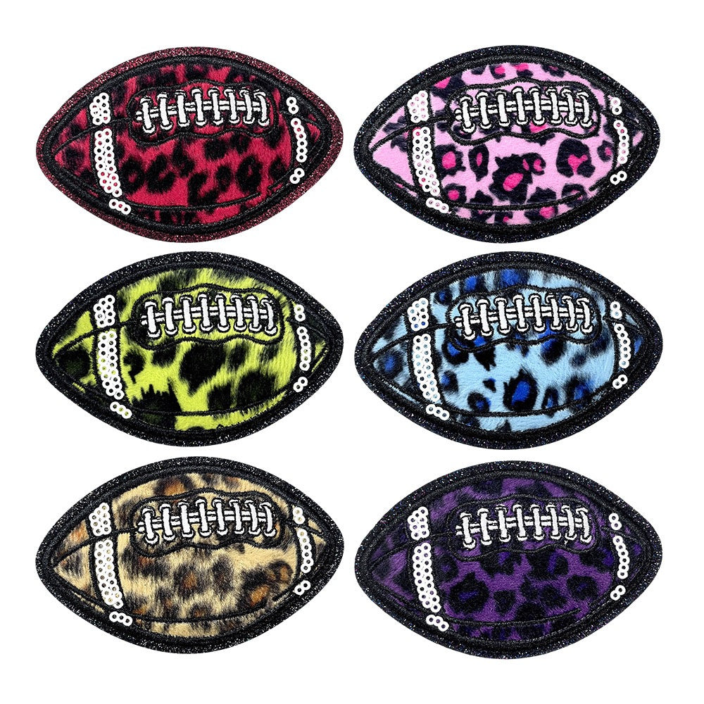 Holographic Leopard Rugby Patches (Iron-On) - CheerCove