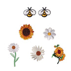 Bees, Daisies & Sunflowers Patches (Iron-On) - CheerCove