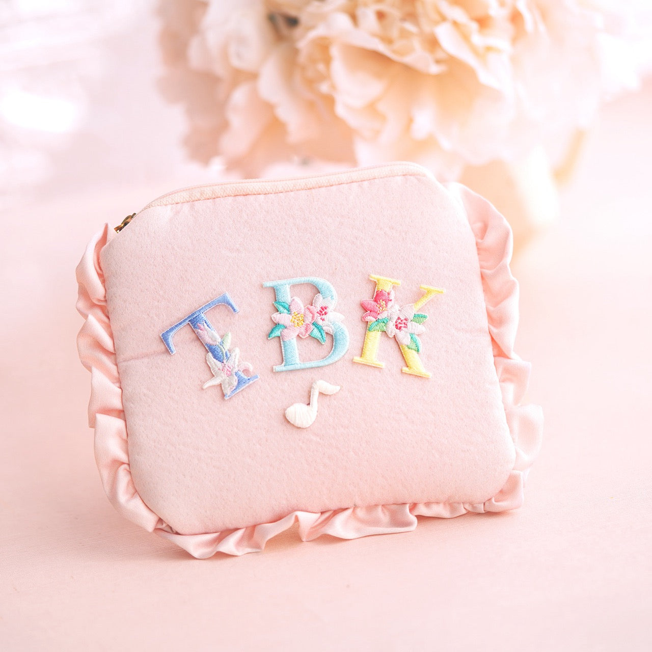 Cute Floral Alphabet Patches(Stick-On)