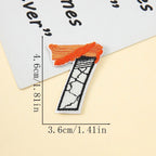 outdoor abstract number 7 embroidered stick-on patch