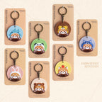 Lovely Double-Sided Embroidered Red Panda Charms