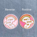 Inspirational Words Patches (Iron-On)