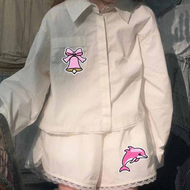 In Pink We Trust Patches (Iron-On)