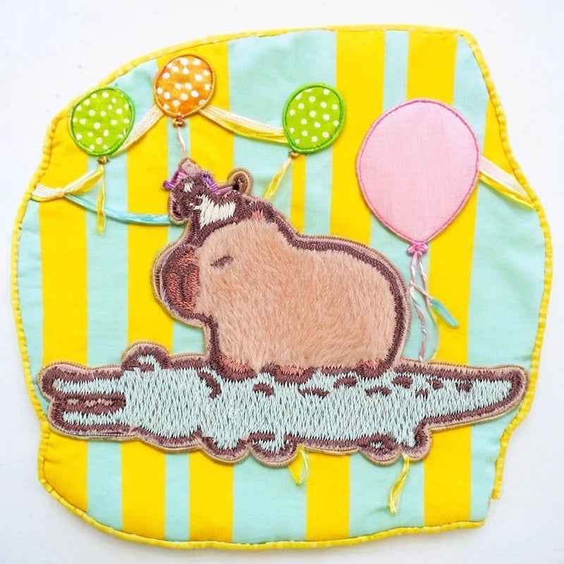 Chill Capybara Patches (Stick-On)