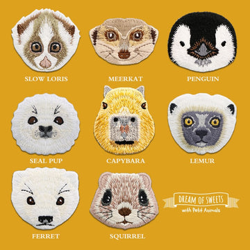 Animal Portrait Patches (Stick-On) - CheerCove