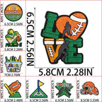 Game Day Football ① Patches (Iron-On)