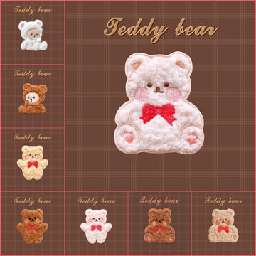 Teddy Bear Embroidered Patches - Multiple Designs Available - CheerCove
