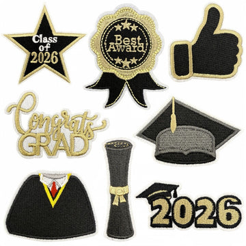 Graduation Season Patches (Iron-On)
