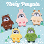 Furry Penguins Embroidered Patches - Multiple Designs Available - CheerCove