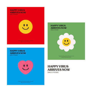 Happy Uirus Embroidered Patches - CheerCove