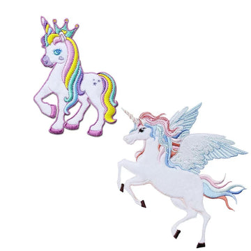 Crowned Unicorn Patches(Stick-On)