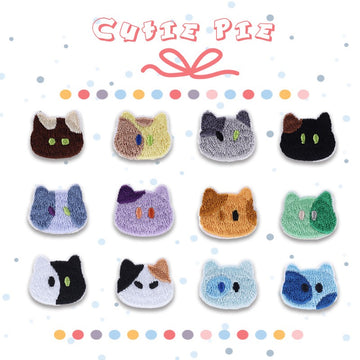 Cutie Cat Embroidered Patches - Multiple Designs Available - CheerCove