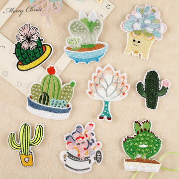 Cactus Embroidered Patches - Multiple Designs Available - CheerCove