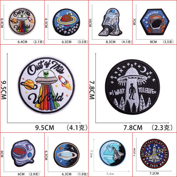 Space Exploration ② Patches (Iron-On)