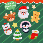 Marry Christmas Patches(Stick-On)