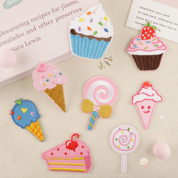 Dessert Embroidered Patches - Multiple Designs Available - CheerCove