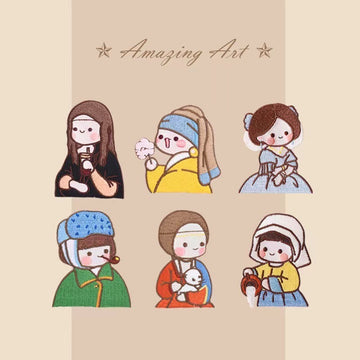 Art Style Embroidered Patches - Multiple Designs Available - CheerCove