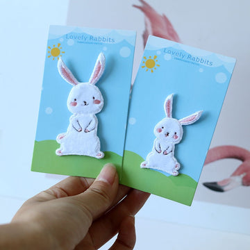 Furry Bunny Patches(Stick-On)