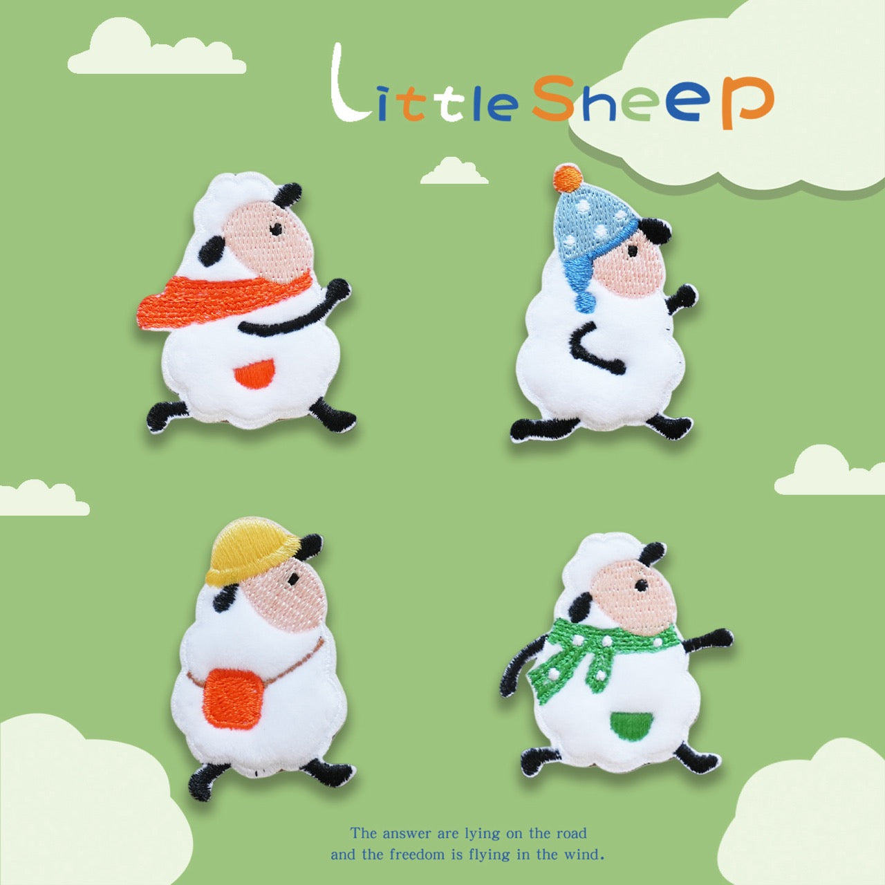 Little Sheep Patches (Stick-On) - CheerCove