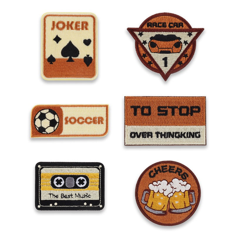 Vintage  Embroidered Patches - Multiple Designs Available - CheerCove