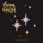 Gold & Silver Star Embroidered Patches - CheerCove