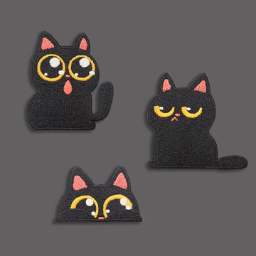 Big-Eyed Cat Patches(Stick-On)