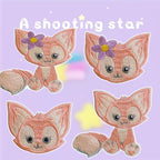 Pink Fox Patches(Stick-On)
