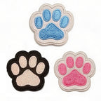 Cute Dog Paw Print Patches (Iron-On)