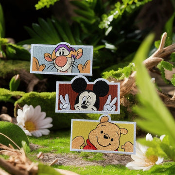 Cartoon Mouse, Bear Cub and Tiger Patches(Stick-On)