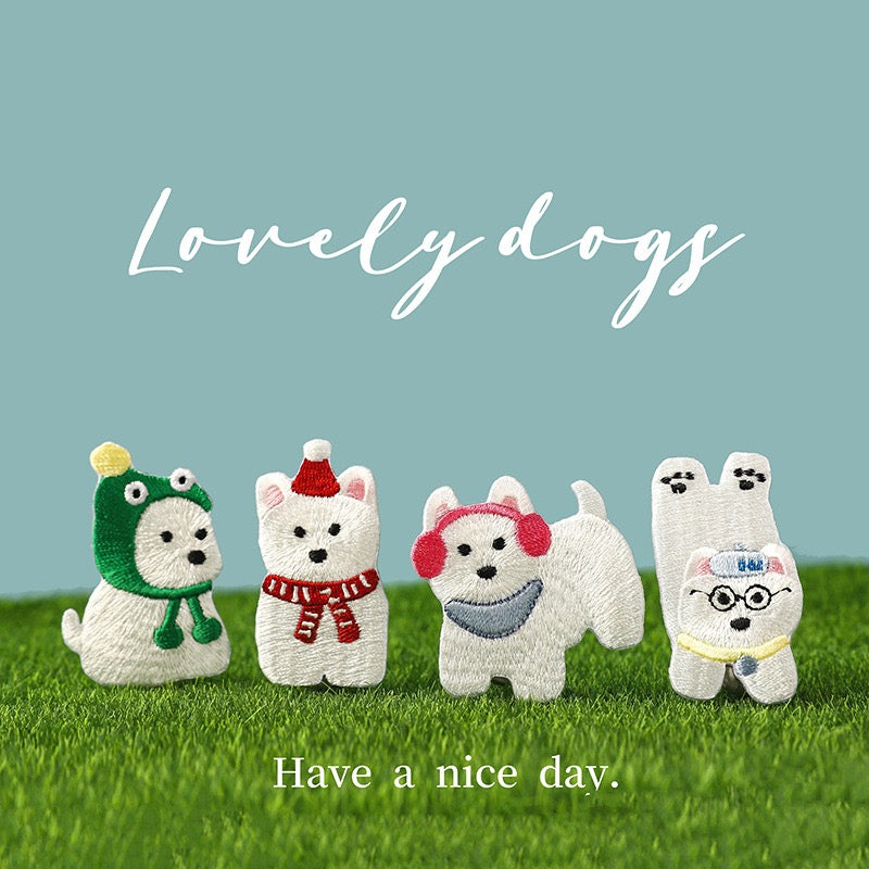 Lovely Dogs Patches(Stick-On)
