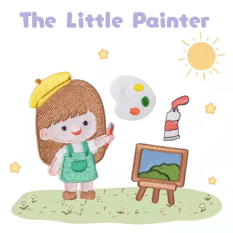 Energetic Little Painter Patches(Stick-On)