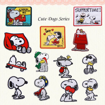 Cute Beagle Dog Patches (Iron-On)