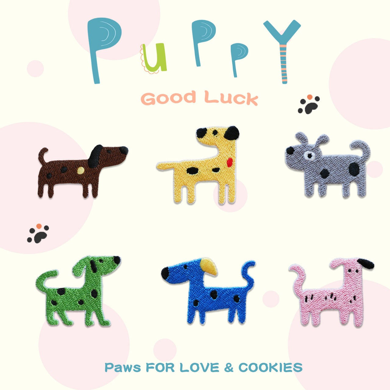Spotted Puppy Patches(Stick-On)