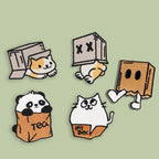 Animals Love Boxes Patches (Stick-On)