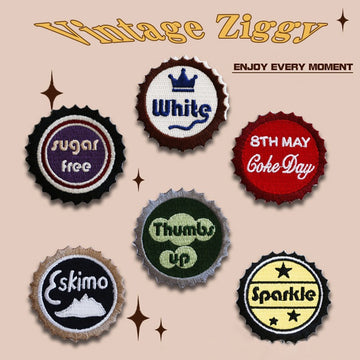 Vintage Ziggy Embroidered Patches - Multiple Designs Available - CheerCove