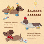 Sausage Dog Embroidered Patches - Multiple Designs Available - CheerCove
