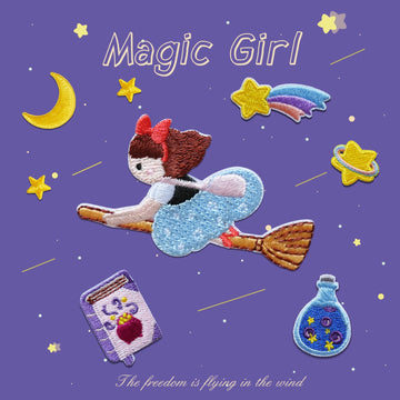 Magic Girl Embroidered Patches - Multiple Designs Available - CheerCove