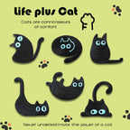 Life Plus Cat Embroidered Patches - Multiple Designs Available - CheerCove