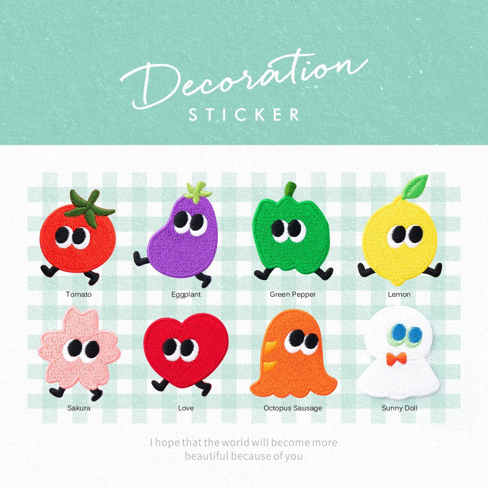 Walking Fruits & Veggies Embroidered Patches - Multiple Designs Available - CheerCove