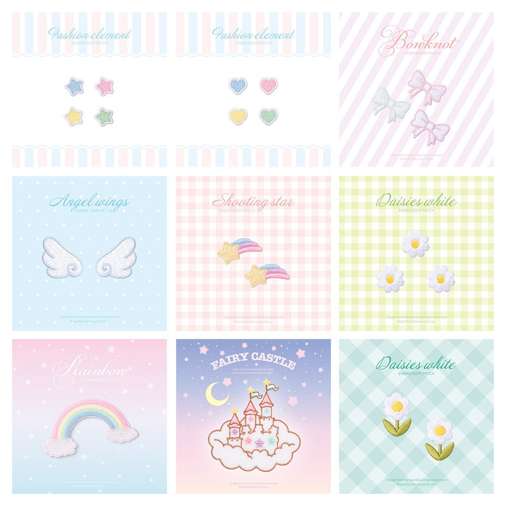 Dreamy Shooting Star Embroidered Patches - Multiple Designs Available - CheerCove