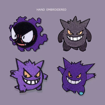 Purple Phantom Graffiti Patches(Stick-On)