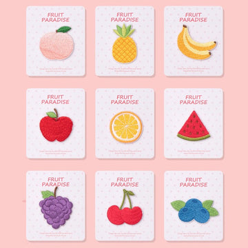 Juicy Fruit Embroidered Patches - Multiple Designs Available - CheerCove